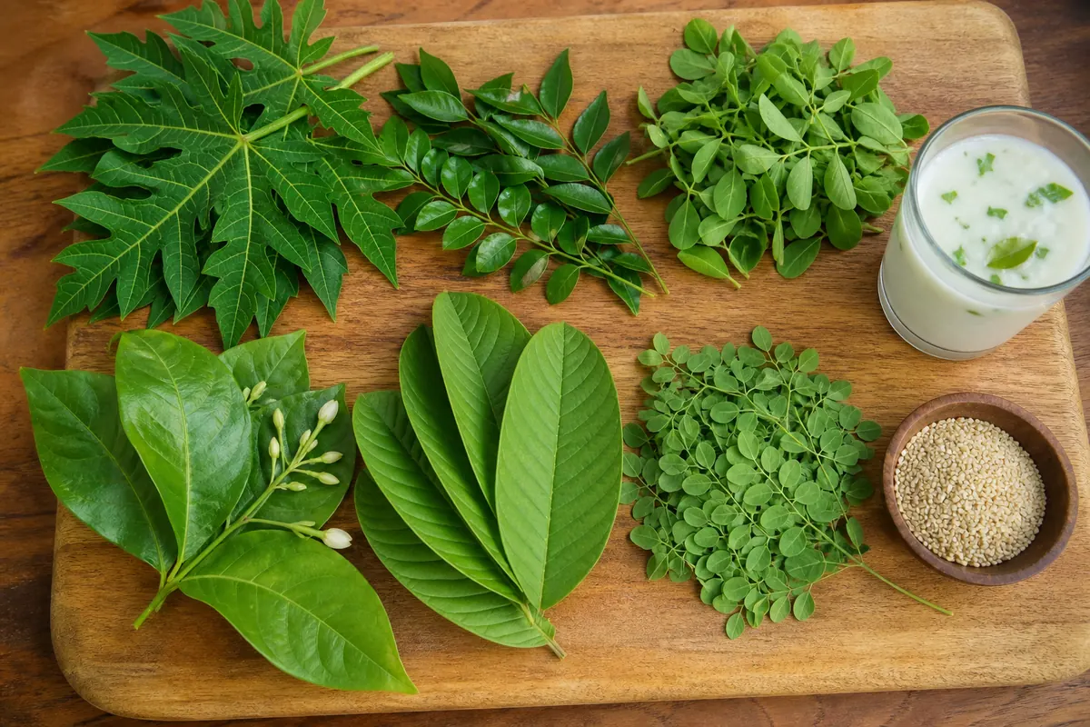 Fresh kitchen greens